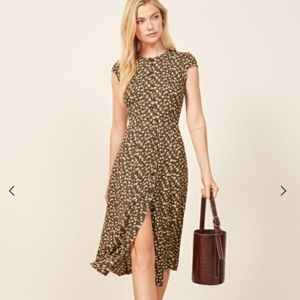 Reformation Fauna Button-up Dress